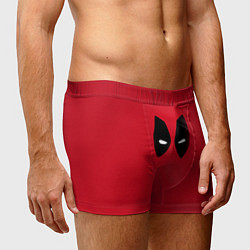 Трусы-боксеры мужские Дэдпул взгляд, цвет: 3D-принт — фото 2
