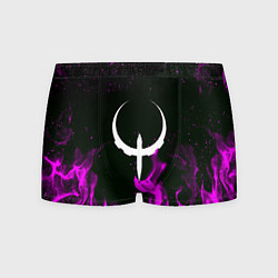 Трусы-боксеры мужские Quake fire neon, цвет: 3D-принт