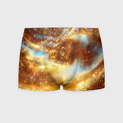 Трусы-боксеры мужские Блестящая золотая текстура, цвет: 3D-принт