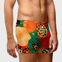 Трусы-боксеры мужские Анималистичный африканский паттерн, цвет: 3D-принт — фото 2