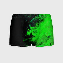 Мужские трусы Color green black