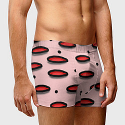 Трусы-боксеры мужские Круги маркер - паттерн, цвет: 3D-принт — фото 2