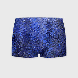 Трусы-боксеры мужские Синий ультрамарин абстрактная текстура, цвет: 3D-принт