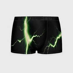 Трусы-боксеры мужские Lightning yellow текстура, цвет: 3D-принт