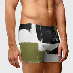 Трусы-боксеры мужские Ауди логотип, цвет: 3D-принт — фото 2