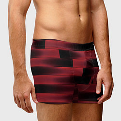 Трусы-боксеры мужские Color red square, цвет: 3D-принт — фото 2