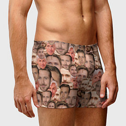 Трусы-боксеры мужские Лица Райана Гослинга, цвет: 3D-принт — фото 2