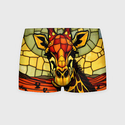 Мужские трусы Витраж с жирафом