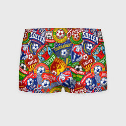 Мужские трусы Футбольные лиги паттерн