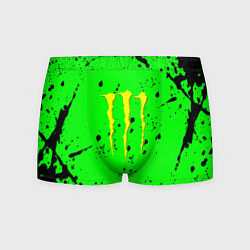 Трусы-боксеры мужские Monster energy кислотные брызги, цвет: 3D-принт
