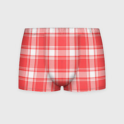 Мужские трусы Checked red white