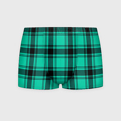Мужские трусы Checkered turquoise