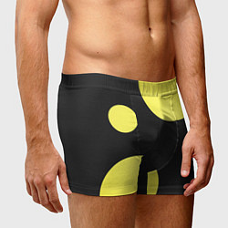 Трусы-боксеры мужские Лава лампа макро баланс абстракция с монохромом, цвет: 3D-принт — фото 2