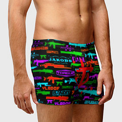 Трусы-боксеры мужские Doom шутер паттерн, цвет: 3D-принт — фото 2