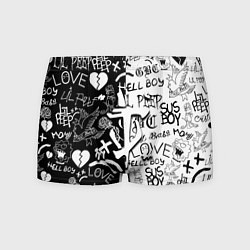 Мужские трусы Doom x liil peep pattern black