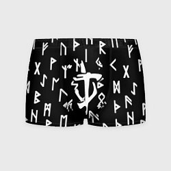 Трусы-боксеры мужские Doom магические символы, цвет: 3D-принт