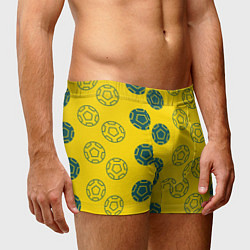 Трусы-боксеры мужские Ряды из спортивных мячей, цвет: 3D-принт — фото 2