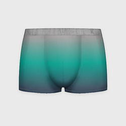 Мужские трусы Градиент серо-зеленый