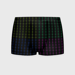 Мужские трусы Color black multicolored stripes