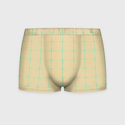 Мужские трусы Color beige green crosses