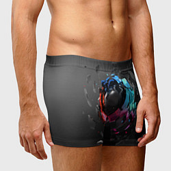 Трусы-боксеры мужские Abstract graphics, цвет: 3D-принт — фото 2