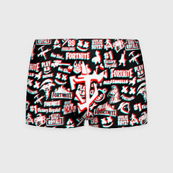 Трусы-боксеры мужские Doom x fortnite glitch, цвет: 3D-принт