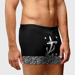 Трусы-боксеры мужские Doom геометрия линии, цвет: 3D-принт — фото 2