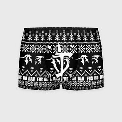 Трусы-боксеры мужские Doom x elders scrolls pattern, цвет: 3D-принт