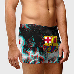Трусы-боксеры мужские Barcelona огонь глитч, цвет: 3D-принт — фото 2