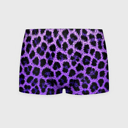 Мужские трусы Леопардовый фиолетовый
