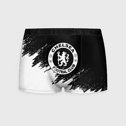 Трусы-боксеры мужские Чели белые краски текстура, цвет: 3D-принт