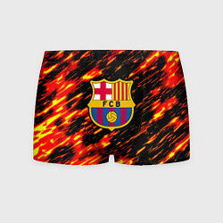 Мужские трусы Barcelona штрихи огненные