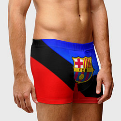 Трусы-боксеры мужские Barcelona спортивная геометрия, цвет: 3D-принт — фото 2