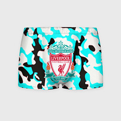 Трусы-боксеры мужские Liverpool камуфляж текстура, цвет: 3D-принт