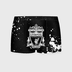 Мужские трусы Liverpool белые текстура краски