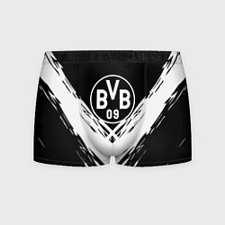 Мужские трусы Borussia белые краски линии