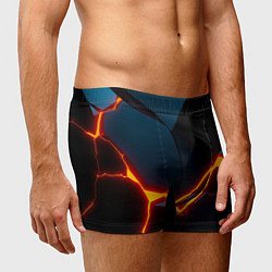 Трусы-боксеры мужские Plate split, цвет: 3D-принт — фото 2