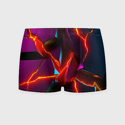 Мужские трусы Fractures multicolored tiles