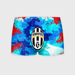 Мужские трусы Ювентус абстрактные краски