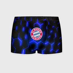 Трусы-боксеры мужские FC Bayern Mnchen соты, цвет: 3D-принт