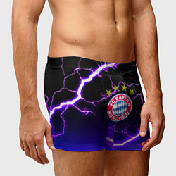 Трусы-боксеры мужские Bayern Mnchen молнии шторм, цвет: 3D-принт — фото 2