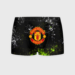 Мужские трусы Манчестер Юнайтед кислотные краски