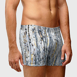 Трусы-боксеры мужские Новогодний дождик, цвет: 3D-принт — фото 2
