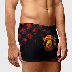 Трусы-боксеры мужские Манчестер Юнайтед самураи, цвет: 3D-принт — фото 2