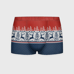 Мужские трусы Вязаный узор с оленями