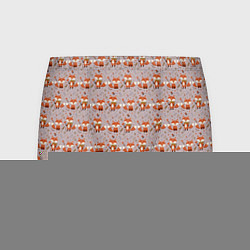 Мужские трусы Лиса с цветами и листьями паттерн