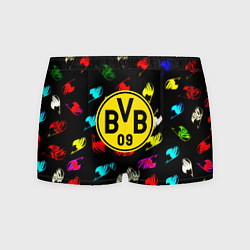 Трусы-боксеры мужские Borussia хвост феи неон, цвет: 3D-принт