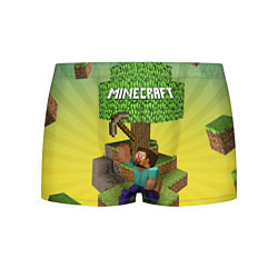 Трусы-боксеры мужские Minecraft Tree, цвет: 3D-принт
