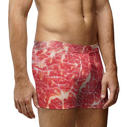 Трусы-боксеры мужские Мясо, цвет: 3D-принт — фото 2
