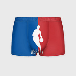 Трусы-боксеры мужские Эмблема NBA, цвет: 3D-принт